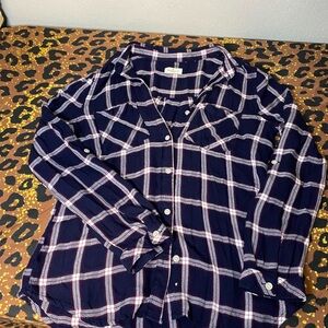 Thread & Supply Blue Checkered Shirt